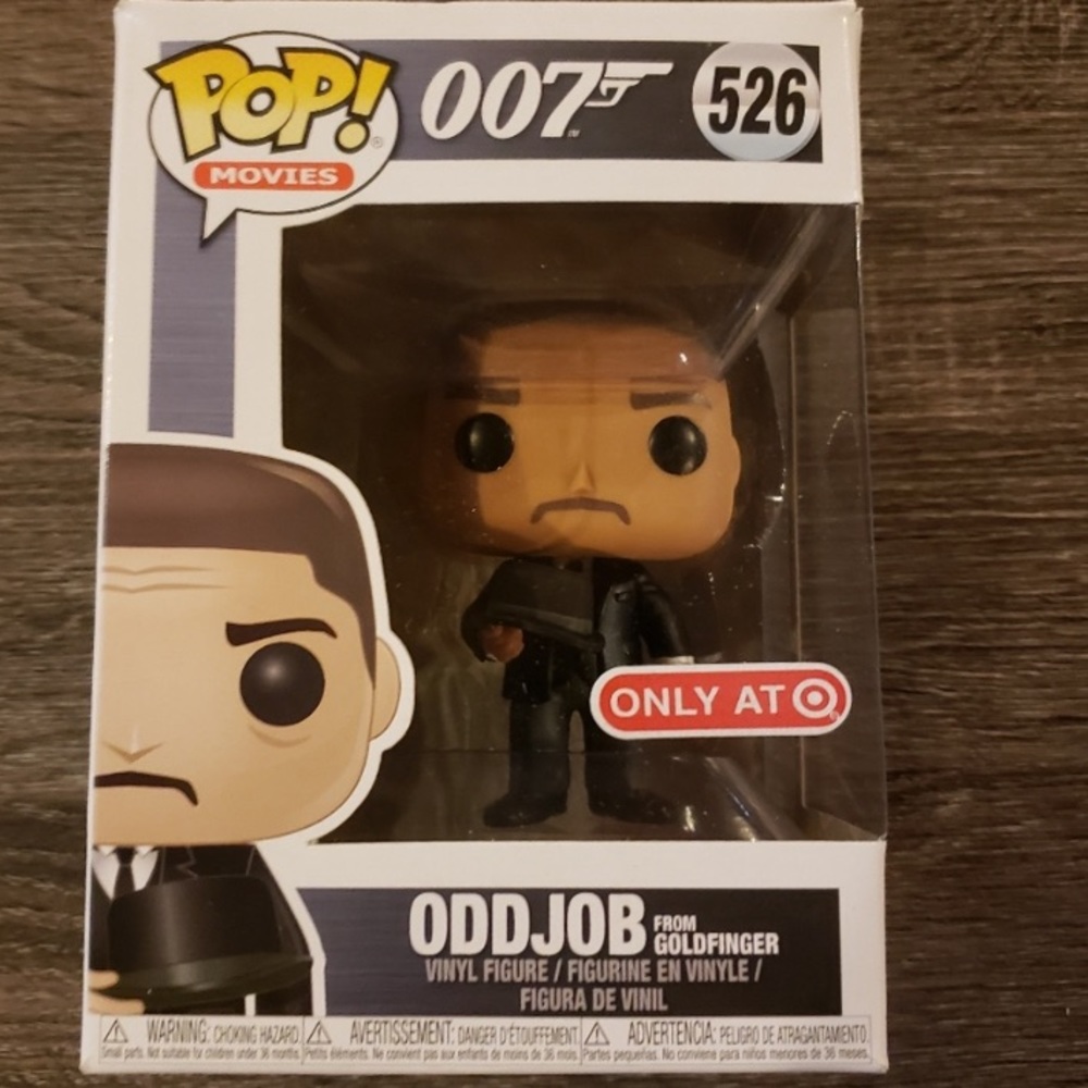 NIB 007 Odd Job Funko Pop, James Bond Collectable
